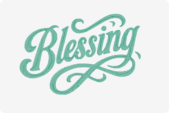 Blessing Script Lettering: A Hands-On Embroidery Review