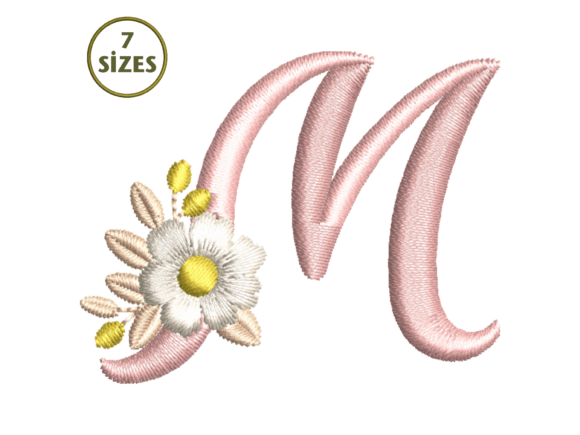Floral M Monogram Embroidery: A Gift Shop Review