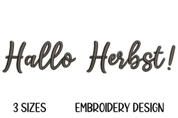 Hallo Herbst – Autumn: A Designer’s Honest Take on This Script Embroidery