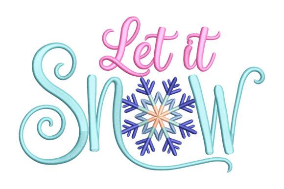 Let It Snow Script: An Embroidery Designer's Review