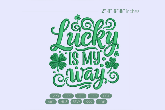 Lucky is My Way Embroidery: A Seller's Review