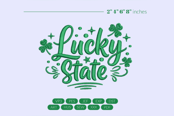 Lucky State Embroidery Design: A Designerβs Review