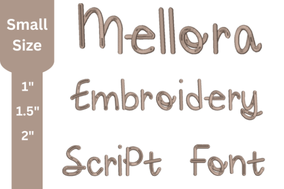 Mellora Script Embroidery Font Review for Personalized Gifts