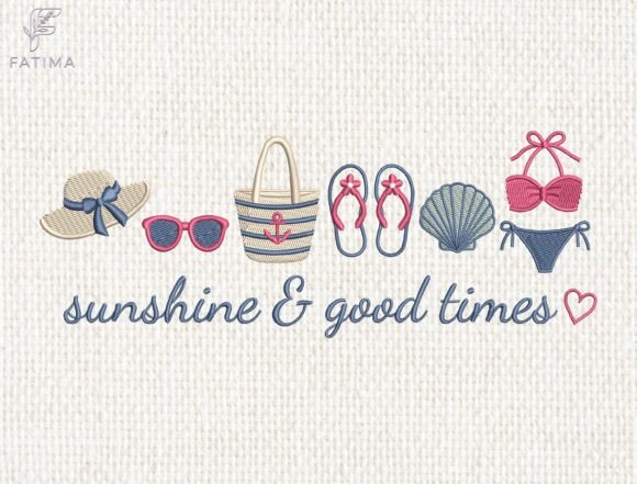 Summer Beach Embroidery Design: Small Business Review