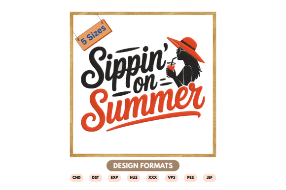 Trendy Summer Quote Embroidery Design Review