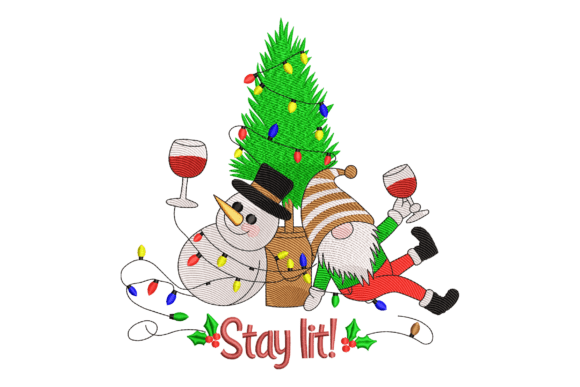Wine Christmas – Seasonal Embroidery Design Review